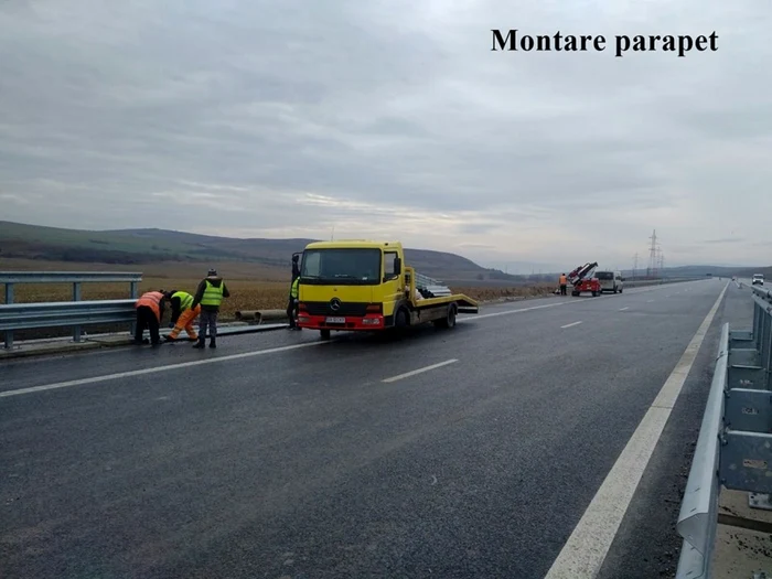 Pe lotul 4 se lucrează la ultimele finisaje. Sursa foto: CNAIR