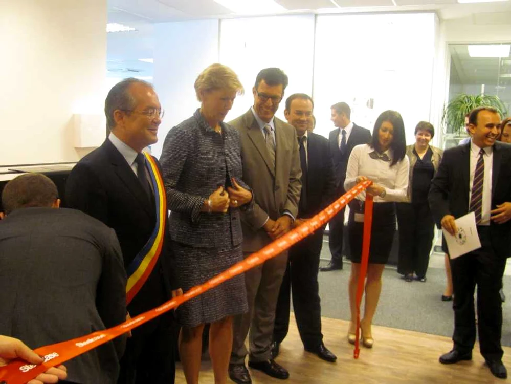 Imagini de la inaugurarea Centrului de Servicii Globale din Cluj-Napoca