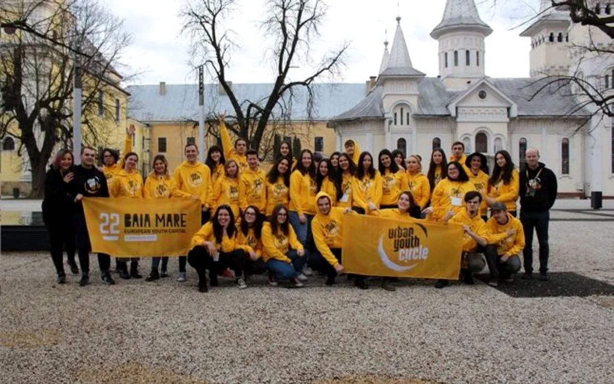 Echipa care a lucrat la candidatura pentru titlul european FOTO Facebook/ Baia Mare 2022
