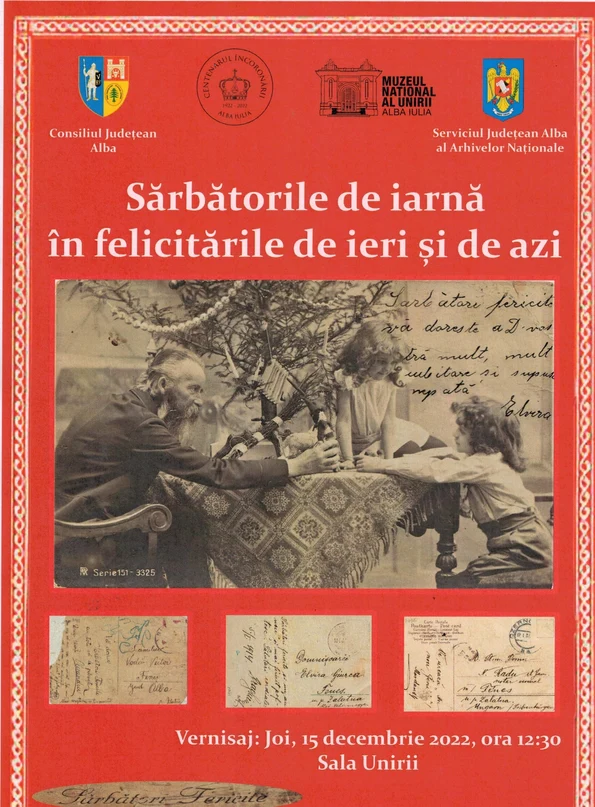 „Sărbătorile de iarnă în felicitările de ieri și azi”, expoziție la Muzeul Național al Unirii