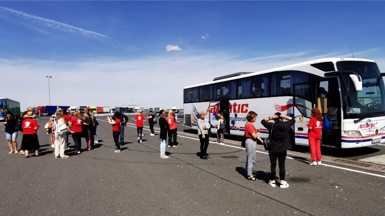 Campanie de informare la Vama Nădlac FOTO Salvați Copiii