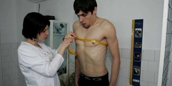 Valerică Găman, la vizita medicală