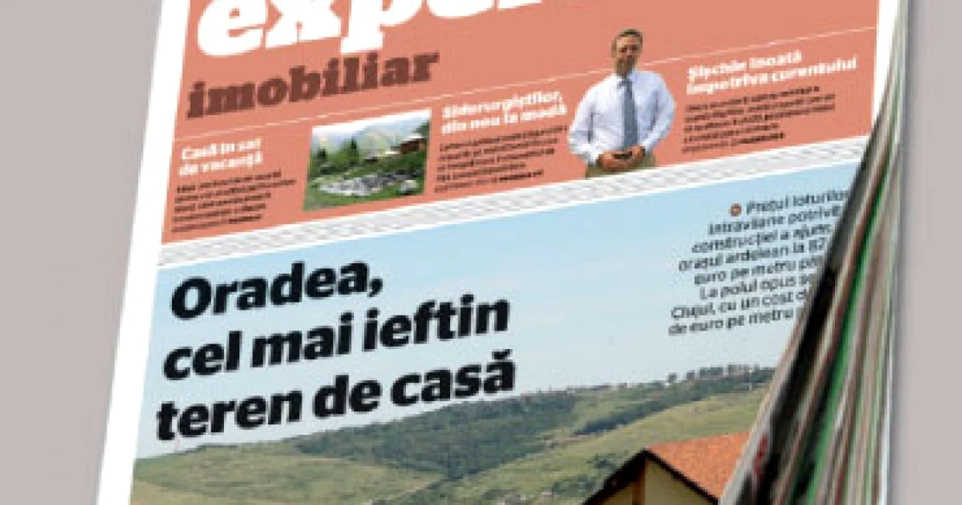Citiţi mâine în „Expert imobiliar“!