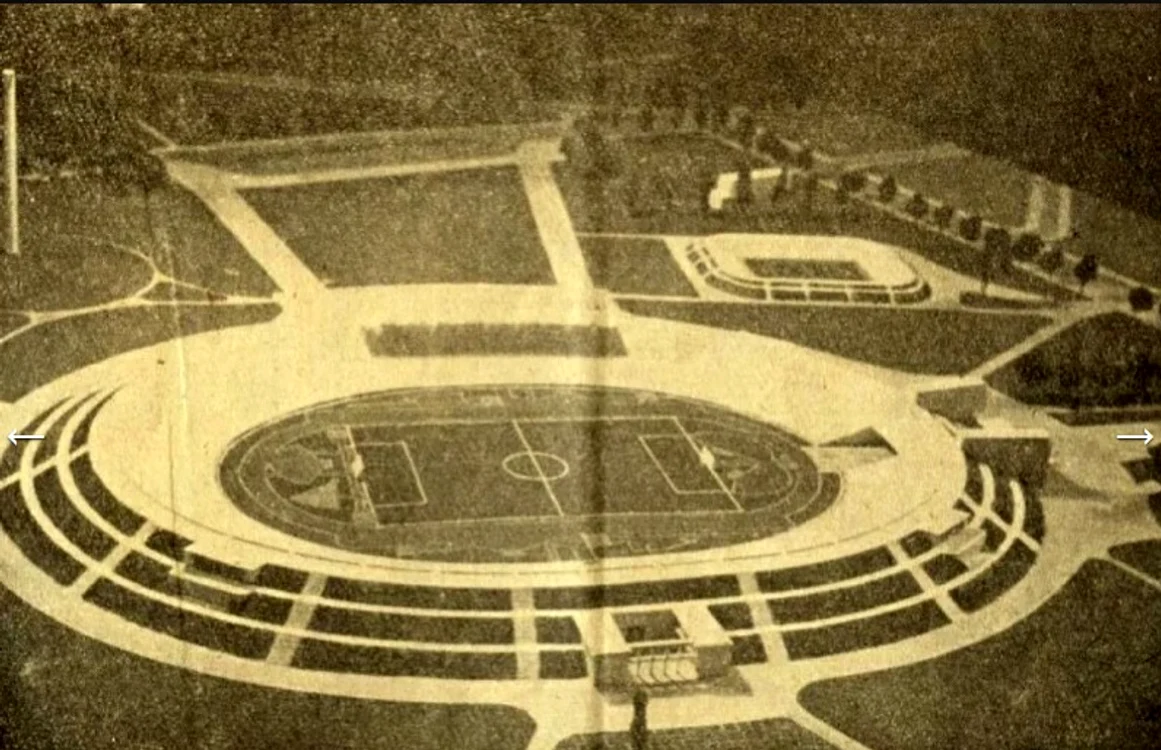 Macheta stadionului 1 mai