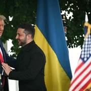 Volodimir Zelenski, primit de Trump la Casa Albă FOTO AFP 