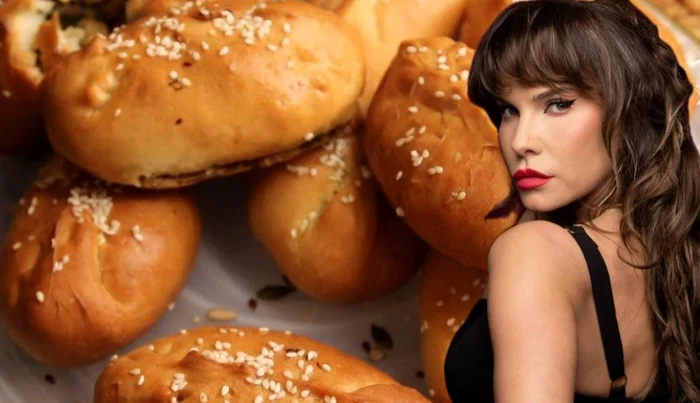 Pirojki de post cu ciuperci și praz, rețeta Annei Lesko / foto: colaj captură video/Facebook