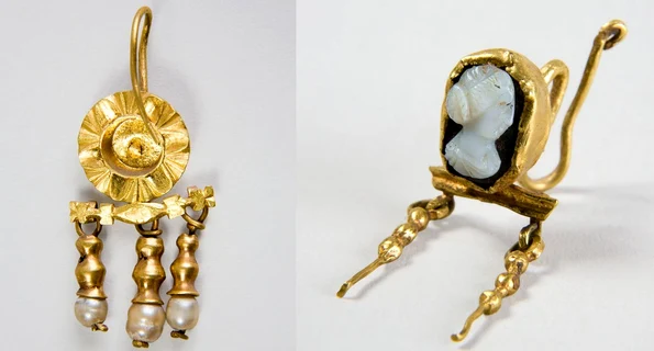 Cercei romani descoperiți pe teritoriul României (© Muzeul Național de Istorie a României)