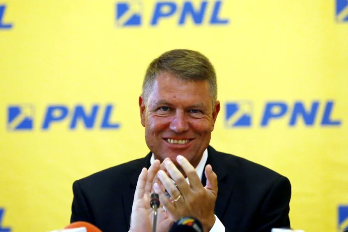 Liderul PNL Klaus Iohannis FOTO Mediafax