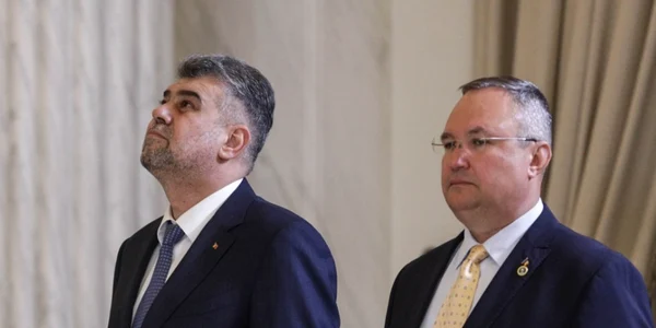 Depunere jurământ ministr Investiţii Protecte Europene şi ministru Cercetare - Florin Cîţu - Marcel Ciolacu - Nicolae Ciucă - 3 mai 2022 / FOTO Inquam Photos / Octav Ganea