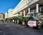 O nouă zi de proteste al agricultorilor în centrul Timișoarei FOTO Ștefan Both