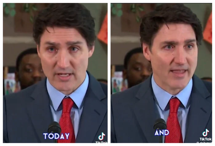 Justin Trudeau, emoționat FOTO captură video