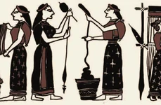 Viața grecoaicelor în Antichitate „Divinitatea a plămădit o astfel pe femeie ca să îndeplinească muncile din cămin” jpeg