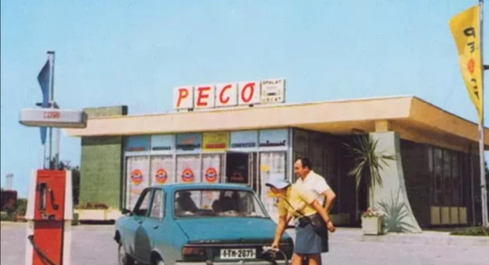 Benzinăriile PECO se găseau de-a lungul României