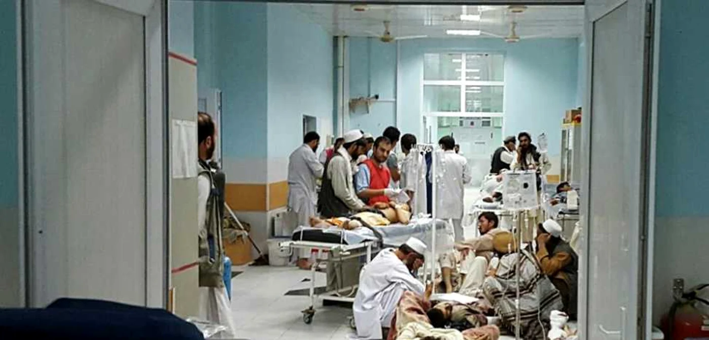 Spitalul din Kunduz administrat de Medici fără Frontiere înainte de bombardamentul american FOTO MSF/AFP