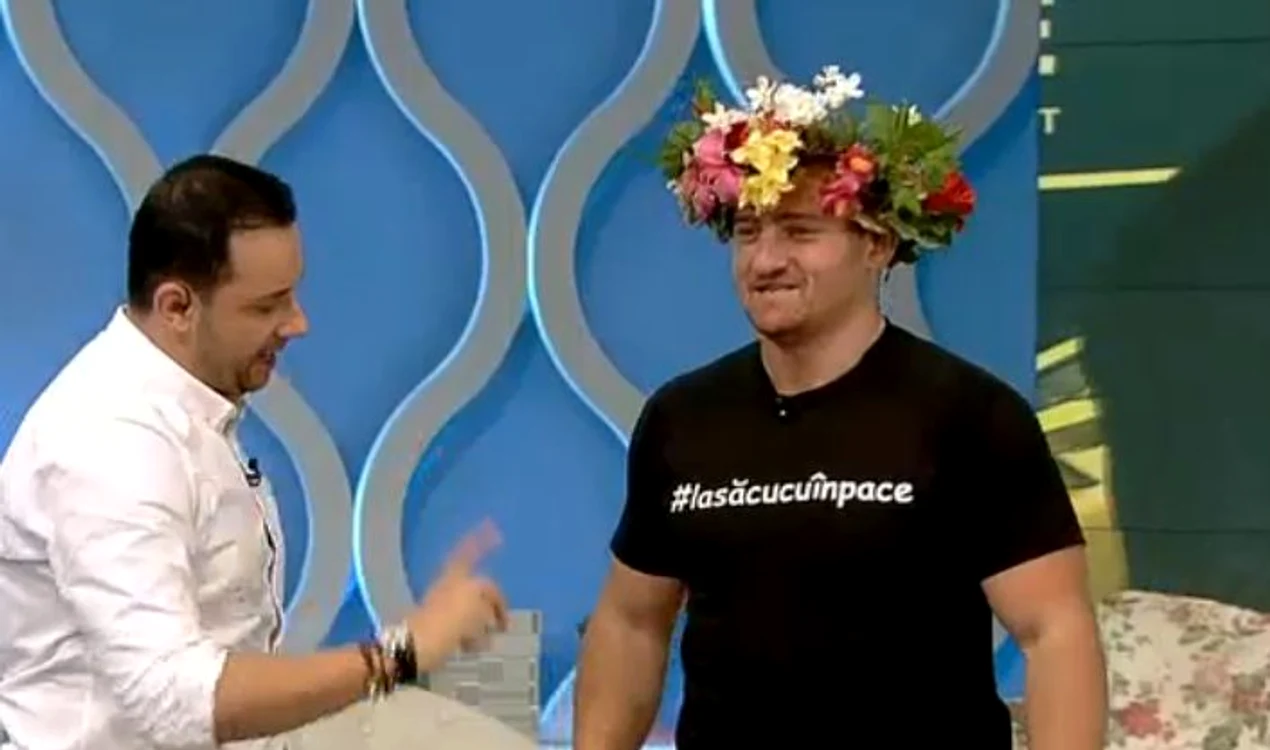 
    Cătălin Moroşanu are maneaua lui după ce a stat 21 de zile în junglăfoto: captură Pro Tv  