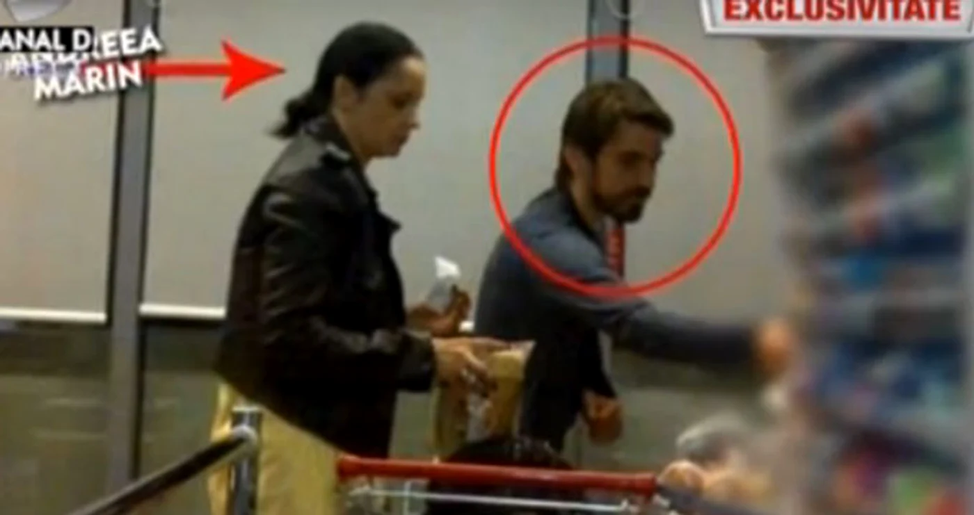Andreea Marin şi Tuncay Ozturk au fost surprinşi la cumpărături (captură: Kanal D)