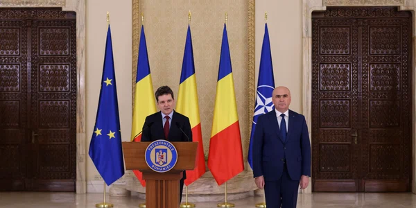 Nicusor Dan Ilie Bolojan, noul premier al Romaniei  Foto Inquam Photos George Calin (6) jpg