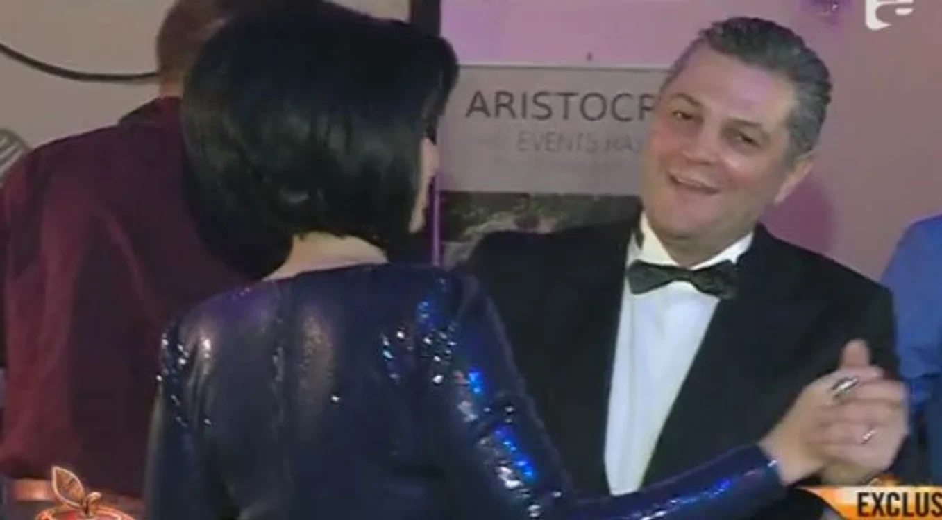 Adriana Bahmuţeamu a stat toată seara pe ringul de dans