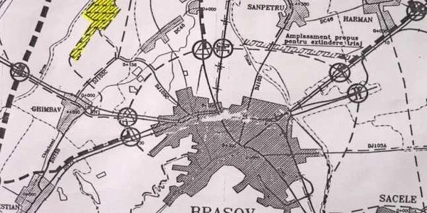 harta aeroport brasov