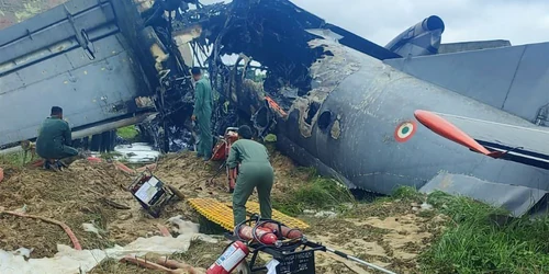 Avion prăbușit în India FOTO X / @SoftWarNews