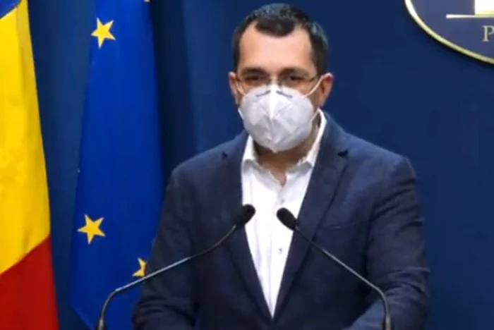 Vlad Voiculescu este ministrul Sănătățiifoto: captură video