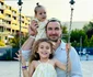 Dr. Miahi Pautov alături de fetele sale, Anastasia și NAvani / foto: arhiva personală
