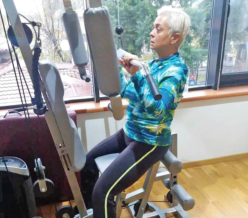 Monica Anghel a ajuns la 65 de kilograme