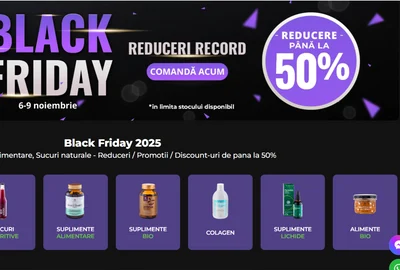 Reduceri de Black Friday la produsele naturale Aronia Charlottenburg Foto Aronia Charlottenburg png