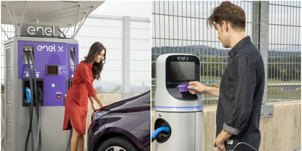 enel x statii incarcare masini electrice 