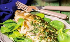 craap la cuptor cu sos de usturoi jpg