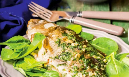 craap la cuptor cu sos de usturoi jpg