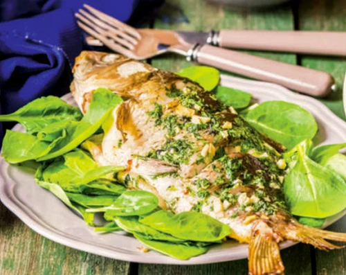 craap la cuptor cu sos de usturoi jpg