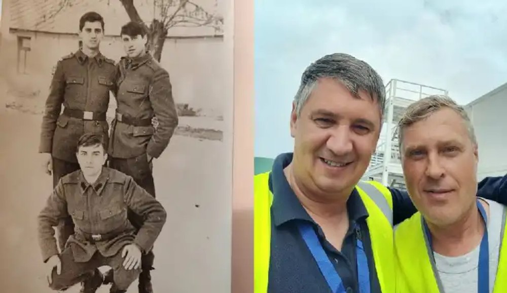 Un român și-a reîntâlnit camaradul din Armată, după 30 de ani, pe un șantier din Amsterdam