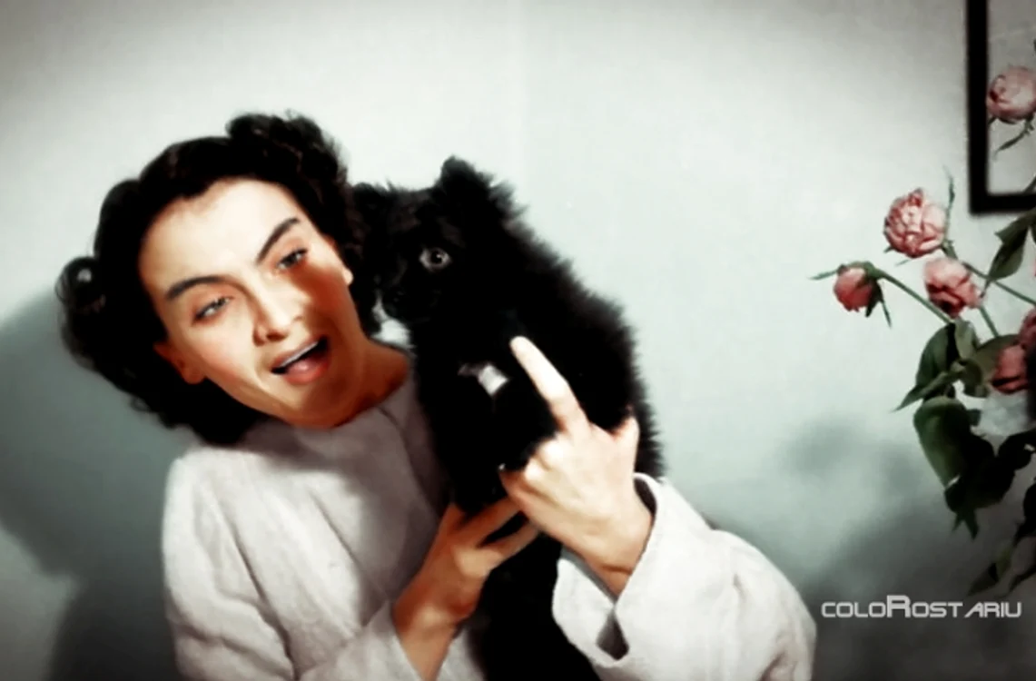 Maria Tănase, într-o fotografie color rară