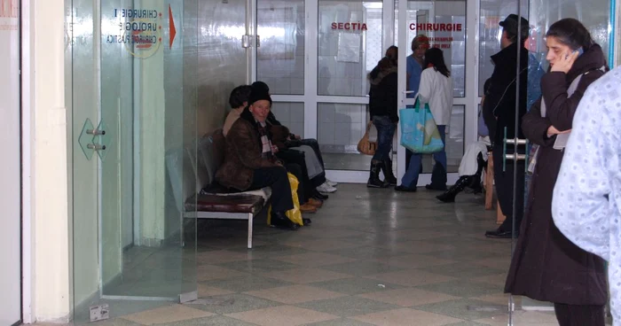Pacientul se află internat în secţia de Chirurgie a Spitalului Judeţean Focşani