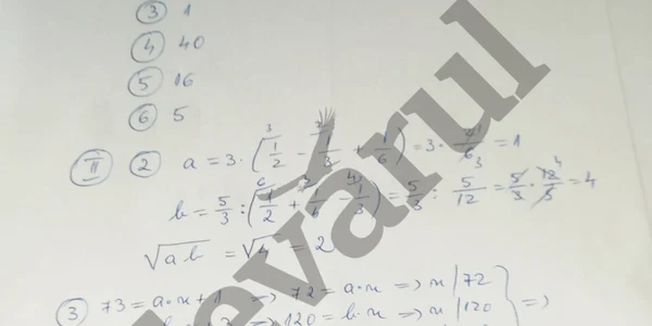 Evaluare naţională - rezolvare matematică 1