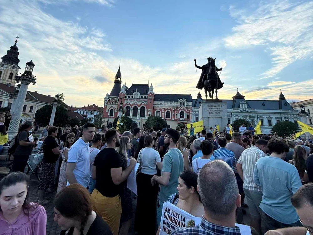 Manifestație de susținerea a lui Viorel Pașca/FOTO: Facebook/Dana Hering