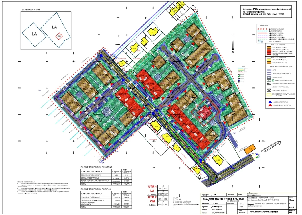 Plan cartier Zapodeanu 