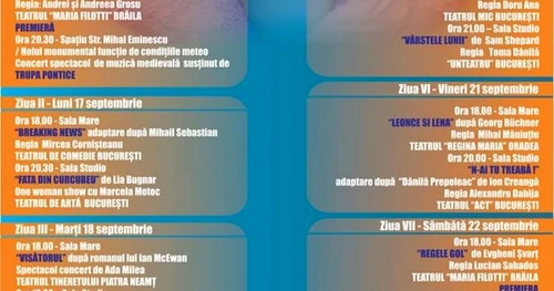 Zile şi nopţi de teatru la Brǎila