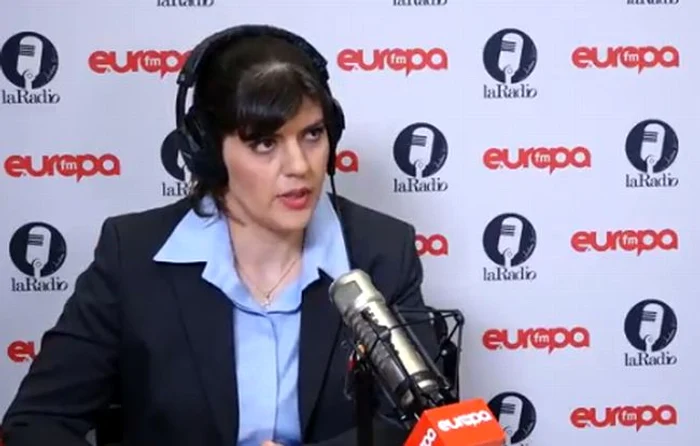 Laura Codruţa Kovesi a povestit despre ea la Europa FM