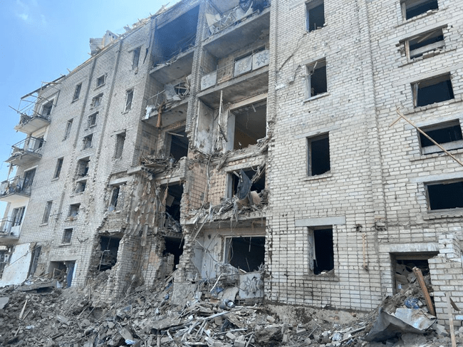 Bombardamente asupra unui oraș situat lângă o centrală nucleară din regiunea Nicolaev