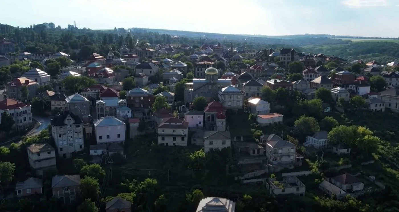 Oraşul Soroca filmat cu drona