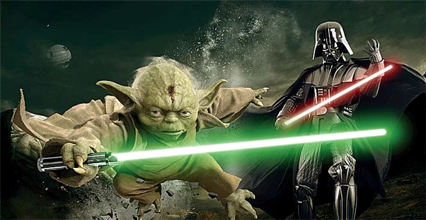 Aşa arată Yoda şi Darth  Vader în “Războiul stelelor” jpeg
