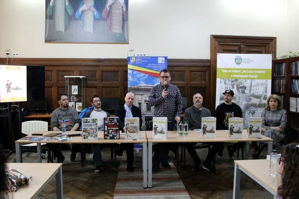 Lansarea volumului „Istoriile Ploieștiului în benzi desenate” (© Casa de Cultură „Ion Luca Caragiale”)
