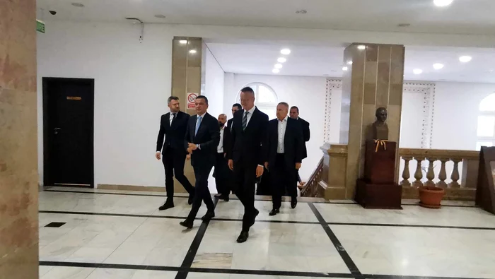 Peter Szijjarto și Sorin Grindeanu s-au întâlnit la Timișoara FOTO Ștefan Both