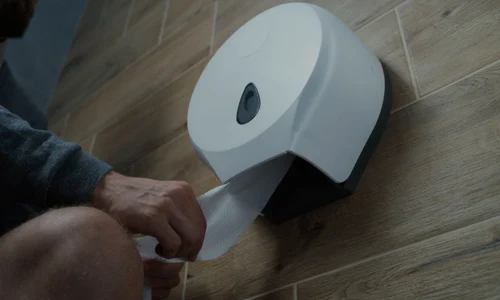 Bărbat pe toaletă FOTO Shutterstock 