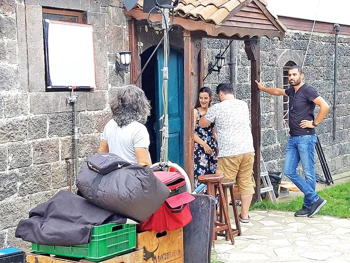 Irem Helvacioglu (Nefes) se pregătește de filmare