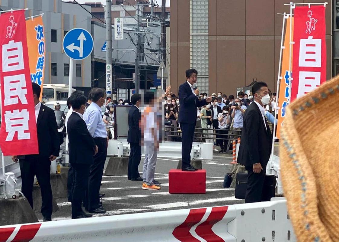 Asasinarea fostului premier al Japoniei Shinzo Abe 8 iulie 2022 FOTO EPA-EFE
