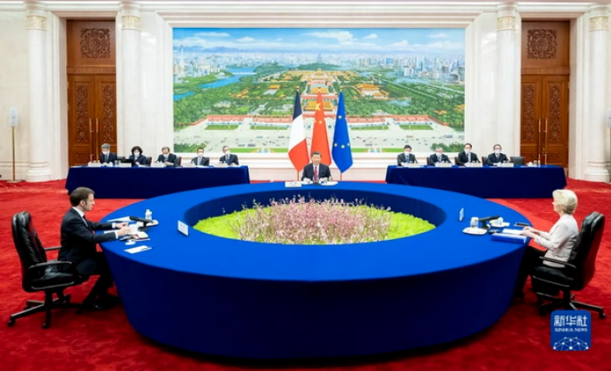 Întâlnirea tripartită Franța - China- UE