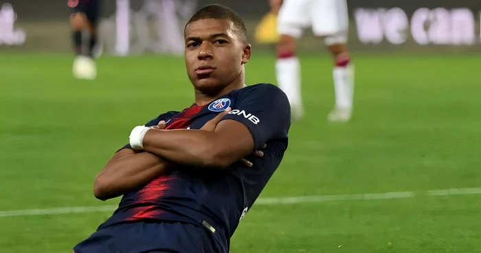 Kylian Mbappe și gestul pe care nimeni nu are voie să-l copieze. Foto EPA EFE